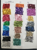 RTS – broderie de mariée 3mm, paillettes de luxe, tissu à paillettes blanches pour robe/arrière-plan
