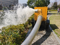 Machine de pompe à eau à haute pression de 8 pouces Pompe à eau auto-amorçante pour moteur diesel Pompe à eau d'égout