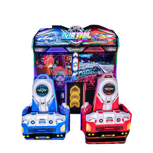 Máquina de Videojuegos de Simulación de Carreras de Doble Paso Rápido, Colorida, Roja y Azul, Juego Dinámico - Product Image 3