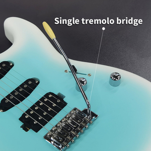 กีตาร์ไฟฟ้า ST พร้อมคอไม้เมเปิลคาร์บอนไนซ์ ตัวกีตาร์ไม้สปรูซ และฟิงเกอร์บอร์ดไม้โรสวูด กีตาร์คุณภาพสูงสำหรับผู้เริ่มต้น - Product Image 2