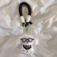En gros, Peluche chien chiot mignon avec pendentif et porte-clés, personnalisable, cadeau promotionnel