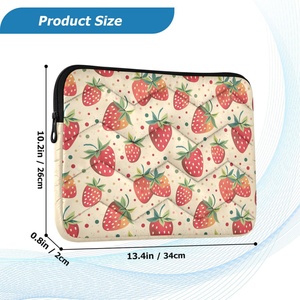 Hot Sale Portable Quilted Laptop Protective Case <b>Computer</b> <b>Bag</b> Waterproof Laptop Sleeve Briefcases - Product Image 2