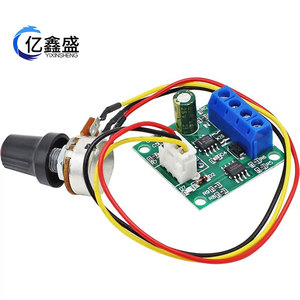 YIXINSHENG Dc Motor <b>Speed</b> <b>Controller</b> 12V 2A PWM <b>Speed</b> Control Module With Fuse For Motor Drive - Product Image 1