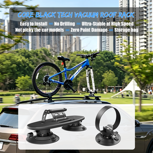 <span class=keywords><strong>Portabicicletas</strong></span> de Succión al Vacío, Instalación Rápida, Alta Velocidad, Seguro, Doble Ventosa, Aleación de Aluminio, Certificado CE, Compatible con Todas las Bicicletas Planas - Product Image 5