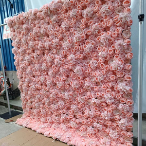 SZ0475ราคาถูกเทียมดอกไม้ผนังฉากหลังแผงดอกไม้3D กุหลาบผนัง Flowerwall ร้านอาหารตกแต่งผนังสำหรับขายส่ง - Product Image 1