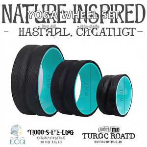 Juego de 3 Piezas de Rueda de Yoga con Rodillo de Espuma y Rueda Chirp para Aliviar el Dolor de Espalda, Material EVA+ABS Ecológico - Product Image 2