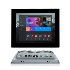 12.1" Fan-less Industrial Wall Mounted Panel PC All-In-One Touch Panel PC with Intel J1900 Processor