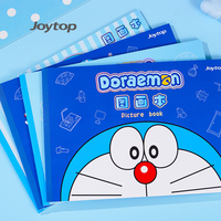 Joytop – Carnet de dessin A4 personnalisé Doraemon avec couverture en PVC et reliure cousue – Bloc de dessin pour étudiants – Vente en gros