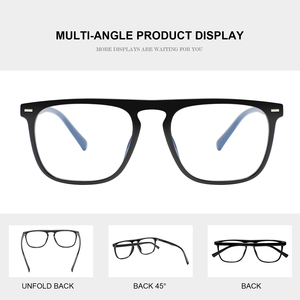 Gafas de lectura de moda, marco de gafas de lectura <span class=keywords><strong>TR</strong></span> 90, lentes ópticas de cristal de lectura, novedad de 2022 - Product Image 4