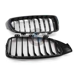 Rejilla de entrada de aire negra brillante para BMW F32 F36 F80 F82, modificación y mejora del parachoques para las series 4 M3 M4 de 2014-2017 - Product Image 4