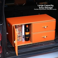Organisateur de coffre de voiture pour SUV et berlines, boîte de rangement de cargaison, grande capacité, antidérapant, imperméable, haute qualité, robuste