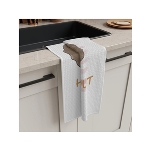 Superventas 100% algodón 16x26 pulgadas toallas de plato hechas a mano bordadas grisáceas 115 GSM secado rápido sostenible ligero hogar - Product Image 6