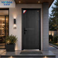 Puerta de Seguridad de Acero Inoxidable China con Estructura Antirrobo para Villas, Hoteles y Escuelas