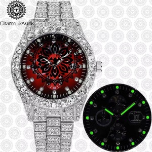 Montre en diamant moissanite de haute qualité avec finition luxueuse pour accessoires de mode et vente en gros - Product Image 5