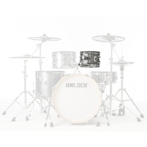 BarbieCore Retro Vibe 8 pouces Grey Tom Bass Drum Kit Professional Roland/<span class=keywords><strong>Yamaha</strong></span> Esthétique Mesh Head Upgrade Hybrid Mesh/Acoustic - Product Image 1
