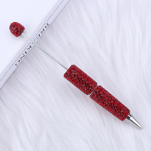 Commercio all'ingrosso <span class=keywords><strong>della</strong></span> fabbrica penne a sfera con perline in rilievo di colore AB con strass Full Diamond Cover penne Beadable - Product Image 6