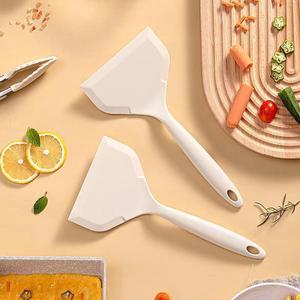 Juego de espátulas de silicona para wok, 2 piezas, antiadherentes, resistentes al calor, para sartén, utensilios de cocina para tamagoyaki - Product Image 1