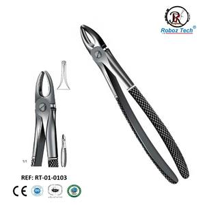 Outil de base chirurgicale manuelle en acier inoxydable Fig. 8 Pince d'extraction dentaire pour instruments dentaires centraux et canins supérieurs - Product Image 5