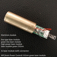 XPL-M532AG1 Nouveau module laser vert 1-5mw 532nm APC de haute qualité et très stable avec niveau de sécurité 3.0V Garantie de 3 mois