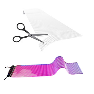 Schermo LED Trasparente in Cristallo P4 P6 P10 di Lusso, Dimensioni Personalizzabili, Montaggio Diretto su Vetro Senza Chiodi - Product Image 2