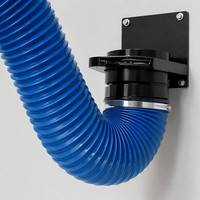 Lengan Ekstraksi Asap Las CE ISO 3m, Lengan Pembuangan Hisap Tinggi dengan Kap Hisap Basis Magnetik