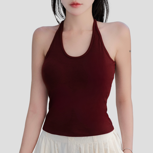 Femmes été sport soutien-gorge gilet nu sensation Yoga haut course entraînement réservoir respirant confortable séchage rapide entraînement Fitness - Product Image 1