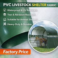Bâche en PVC robuste, imperméable, résistante aux UV, respirante et indéchirable pour abri de bétail agricole