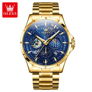 Reloj OLEVS 5538 con Logotipo OEM, Reloj de Lujo de Diseño de Marca, Reloj de Cuarzo Personalizado de Acero Inoxidable, Fabricante de Relojes - Product Image 2