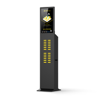 Bornes de recharge pour téléphones portables d'aéroport, partage de batteries externes, distributeur automatique de batteries 48 emplacements, location de chargeurs portables, SDK basé sur le cloud
