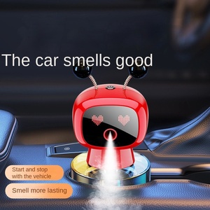 <span class=keywords><strong>Robot</strong></span> Dispensador de Fragancia para Automóvil con IA, Ambientador Inteligente para Vehículo, Accesorio Decorativo de Plástico - Product Image 4