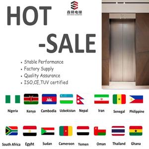 Nouvel <span class=keywords><strong>ascenseur</strong></span> à traction sans engrenage à plateforme verticale en acier inoxydable <span class=keywords><strong>de</strong></span> fournisseur chinois, PVC, 2 étages, petit <span class=keywords><strong>ascenseur</strong></span> pour passagers - Product Image 2