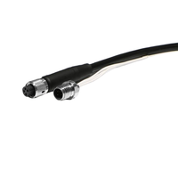 Conector Aeroespacial Ultraminiatura IP68 a Prueba de Agua, Enchufe Macho/Hembra de 6 Pines, Contactos de Latón, Carcasa de Acero Inoxidable