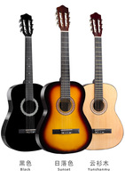 Factory Wholesale Adult Professional Playing Guitar Musical Instrument 38 39 Inch Basswood Spruce Sapele Classical Guitar
