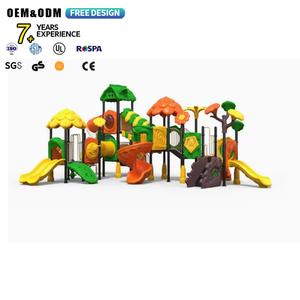 Glissière en plastique durable d'équipement extérieur de terrain de jeu d'enfants passée d'ASTM F1487 pour des enfants dans le parc de ville - Product Image 2
