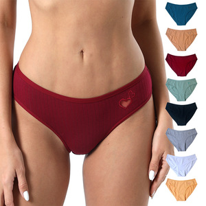 Mutandine da Donna in Cotone a Vita Bassa, Slip Femminili <span class=keywords><strong>Sexy</strong></span> in Cotone - Product Image 1