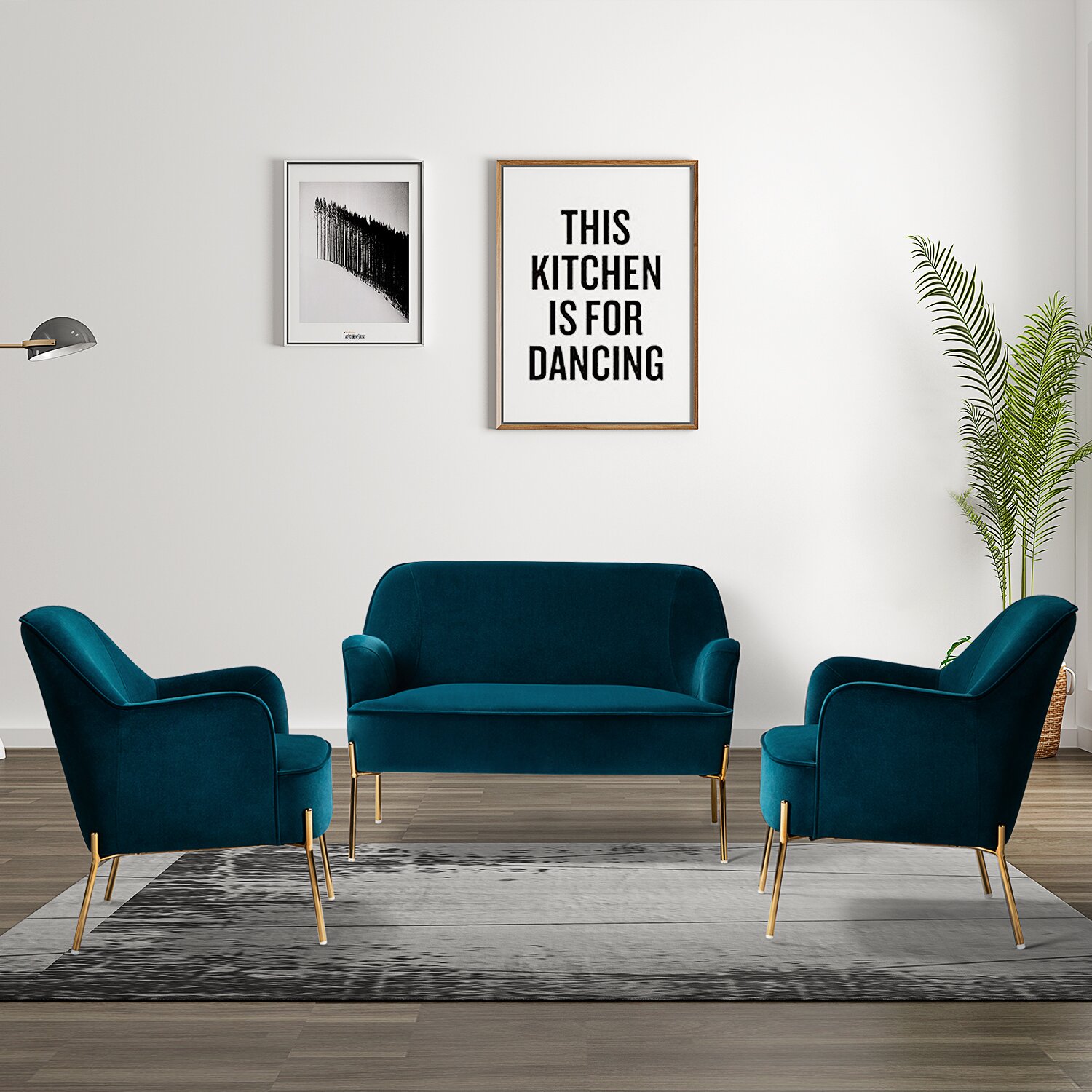Teal Velvet