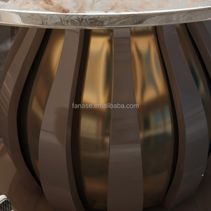 Европейский круглый обеденный стол, Прямая поставка с завода, Роскошные, с 6 стульями, мебель для дома, коробка, 1 шт., обеденный набор - Product Image 6