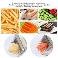 Aardappelsnijder Aardappel Fry Cutter Aardappelchips Snijmachine Aardappeltoren Snijmachine