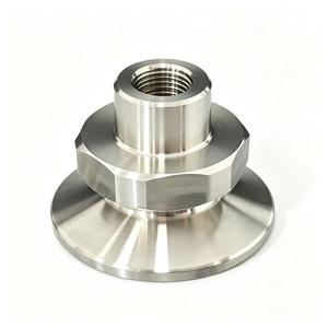 อุปกรณ์เชื่อมต่อท่อสแตนเลสแบบ Tri-Clamp สำหรับงานจักรกลความแม่นยำสูง พร้อมข้อต่อเกลียวแบบกำหนดเอง ข้อต่อข้อศอก ข้อต่อที สำหรับอุปกรณ์ของเหลว - Product Image 4