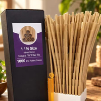 Papiers en bois personnalisés 84 98 109 Dogwalker 1g King Rawa Rizlas Blancs Faits à la main Jetables Écologiques Imprimés en quatre couleurs Qualité alimentaire