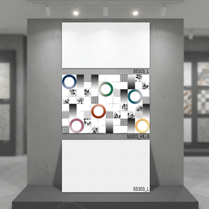 Azulejos de cerámica decorativos de diseño europeo de 30x45 cm, digitales, HD, a color, de 300x450 mm, de alta definición, para paredes interiores y pisos. - Product Image 1