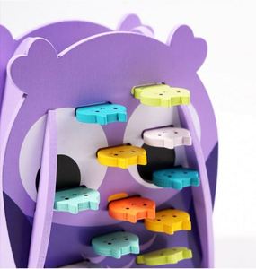 Jeu de société familial en bois de qualité supérieure, jeu de stratégie interactif et amusant, Owl Rescue, jouet sensoriel d'empilage - Product Image 3