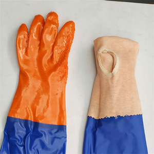 Guantes antideslizantes de manga larga Spring Bud de 74 cm, de goma, impermeables, para pesca y acuicultura - Product Image 4