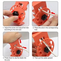 Dénudeur de fil de cuivre portable Outil de dénudage rapide de fil de cuivre Machine à dénuder manuelle portable Outil de dénudage de câble