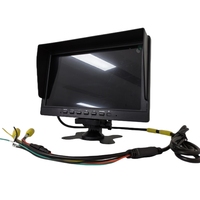 Bester 10 Zoll 10,1 Zoll AHD TFT LCD Farb-TV 2 Geteilter Bildschirm Auto Bus Monitor Mit 2-Wege-Videoeingang HDMI Rückfahrkamera-Einparkhilfe