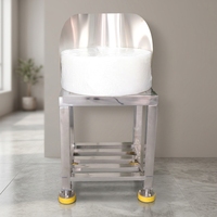 Table de travail robuste en acier inoxydable SS304 pour boucher, station de découpe de viande, pieds réglables, garantie 1 an