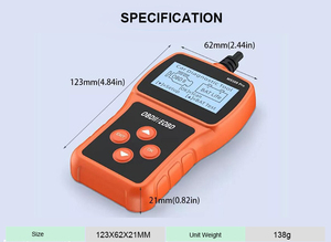 Ô Tô Công cụ Chẩn đoán OBD2 máy quét xe lỗi <span class=keywords><strong>Detector</strong></span> EOBD Scanner đọc mã - Product Image 3