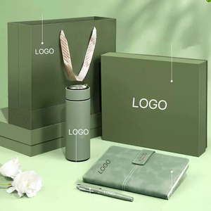 Coffret Cadeau d'Entreprise Premium IStapromo : Carnet en PU avec Impression ou Gravure de Logo Personnalisé, Gobelet Isotherme en Acier Inoxydable et Clé USB - Product Image 5