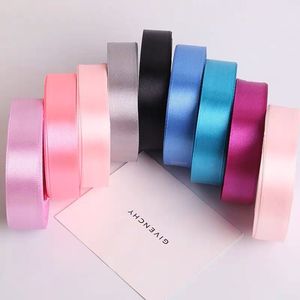 2cm Satin <b>Ribbon</b> Gift Packaging <b>Wedding</b> Baking Decorative 20mm Smooth Polyester <b>Ribbon</b> Wholesale - Product Image 2