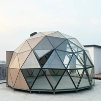 Tente de luxe en verre de grande taille pour le glamping en resort, nouvelle collection, haute qualité, très demandée